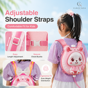 Adjustable shoulder straps feature image for Curvee Nova kids backpack water gun